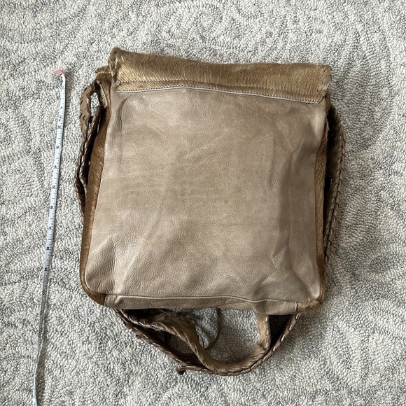 claudia Firenze Feux Fur and Leather Boho Purse - Picture 5 of 6